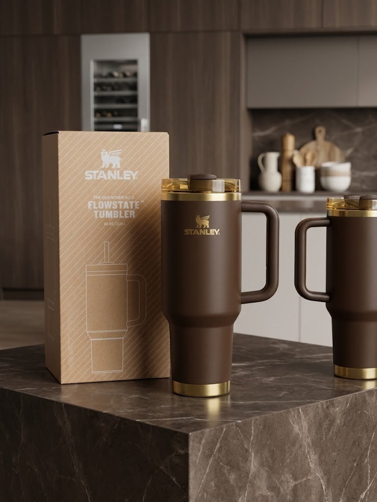 Stanley Chocolate Gold Quencher H2.0 40oz Tumbler