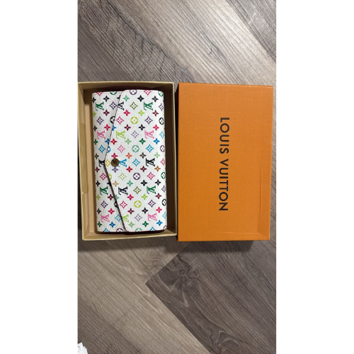 Authentic Louis Vuitton Monogram Multicolor Zippy Wallet Purse New