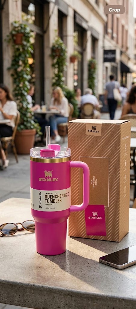 Stanley 40oz Tumbler Fuchsia Pink Purple