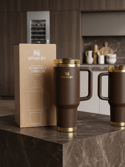 Stanley Chocolate Gold Quencher H2.0 40oz Tumbler