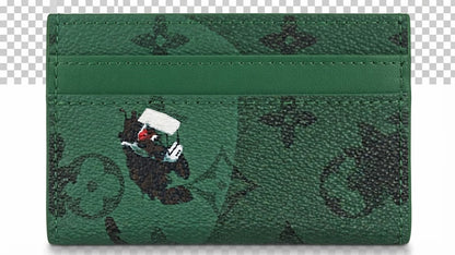 Louis Vuitton Golf Green Card Holder – Luxury Leather Card Wallet