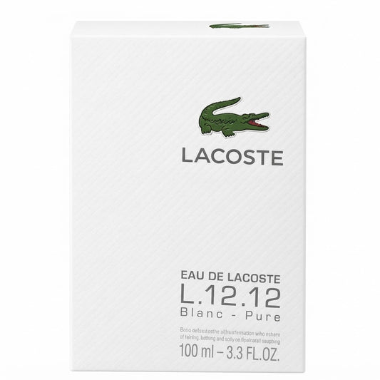 Lacoste L.12.12 Blanc EDT 3.3oz / 100ml Men