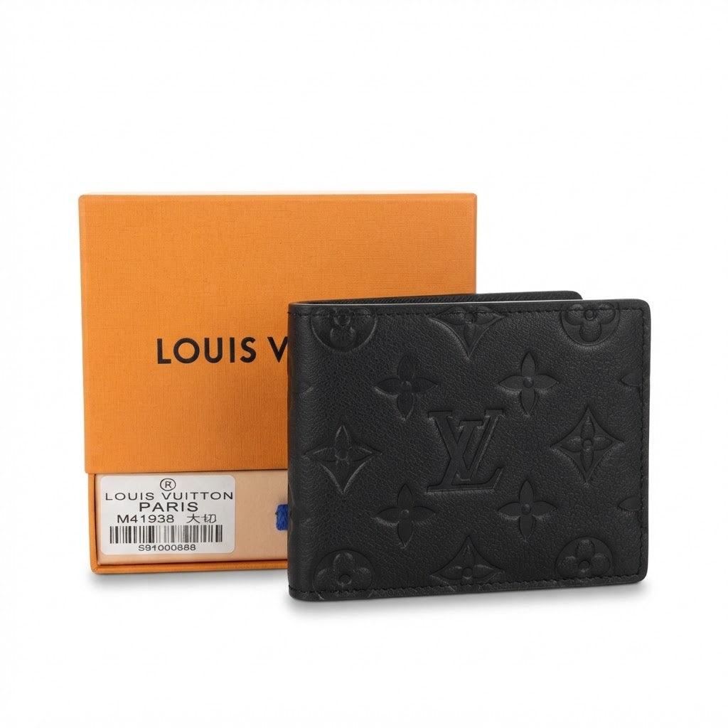 Authentic Louis Vuitton Multiple Monogram Canvas Slender Wallet – Black Men’s