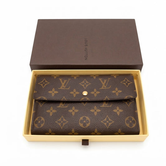 Vintage Louis Vuitton Trifold Monogram Ladies Wallet (Large)  New