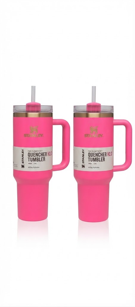 Stanley 40oz Tumbler Fuchsia Pink Purple