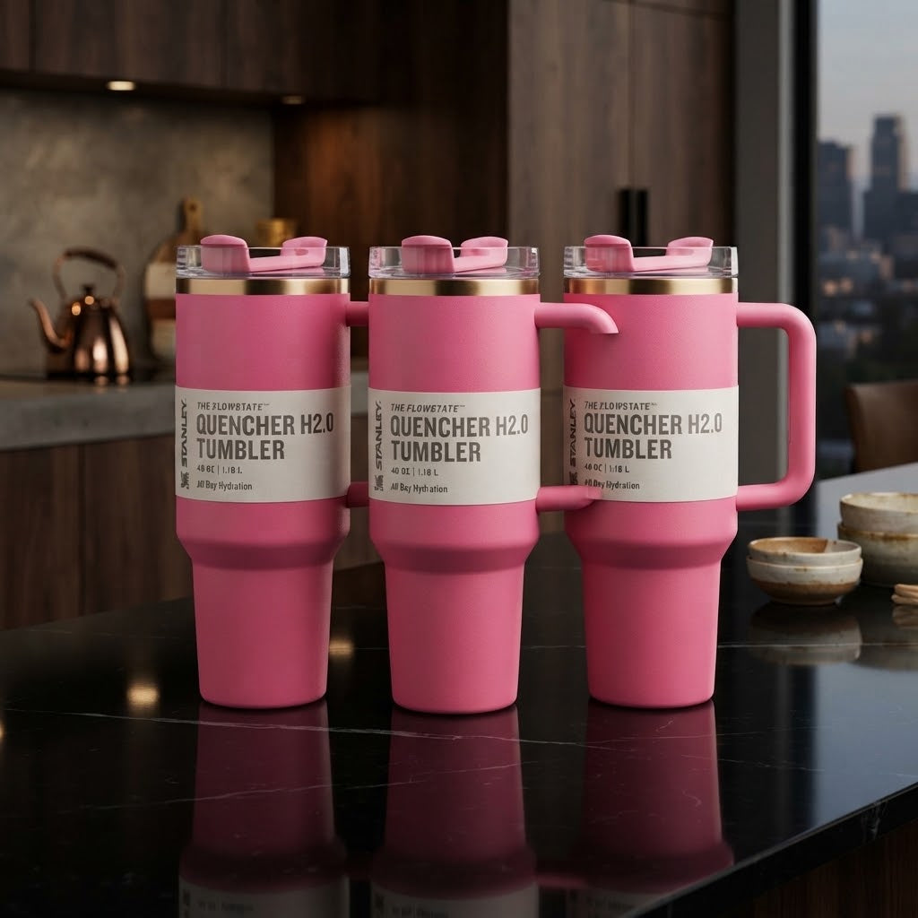 Pink Parade Quencher Tumbler 30 oz – 2x Limited Edition