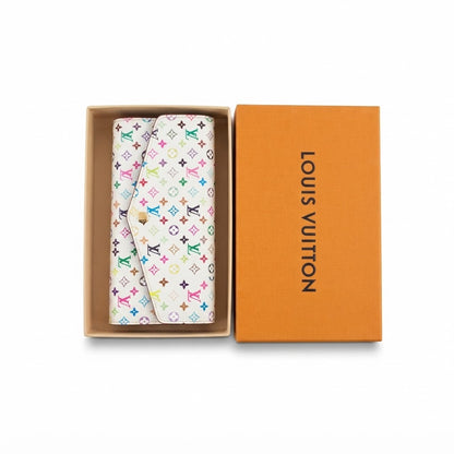 Authentic Louis Vuitton Monogram Multicolor Zippy Wallet Purse  New
