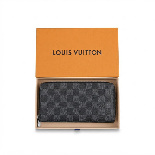 LOUIS VUITTON Portefeuille Brazza Wallet Bifold Damier Graphite N62665 F/S