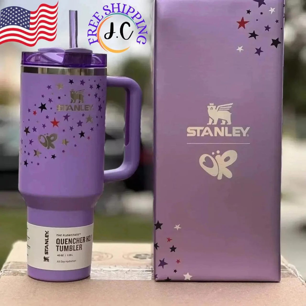 Stanley x Olivia Rodrigo Purple Quencher Tumbler 40oz