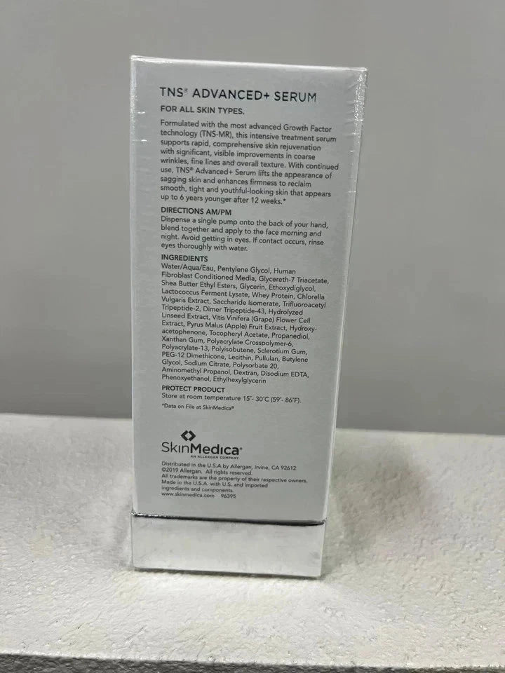 SkinMedica TNS Advanced+ Serum 1 oz – New Sealed